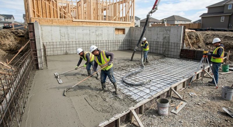 Basement Concrete Installation in Livonia, MI
