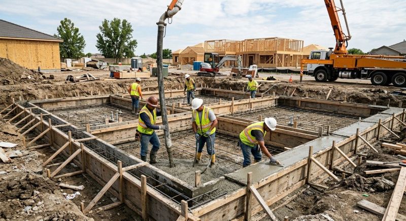 Concrete Foundation Installation in Westland, MI