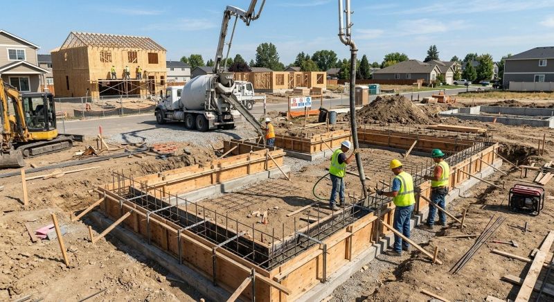 Foundation Construction in Pinckney, MI
