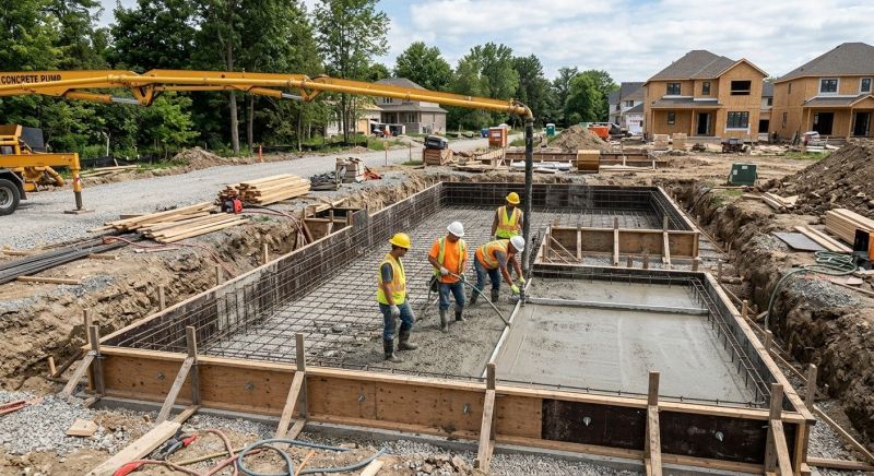 Foundation Construction in Wixom, MI