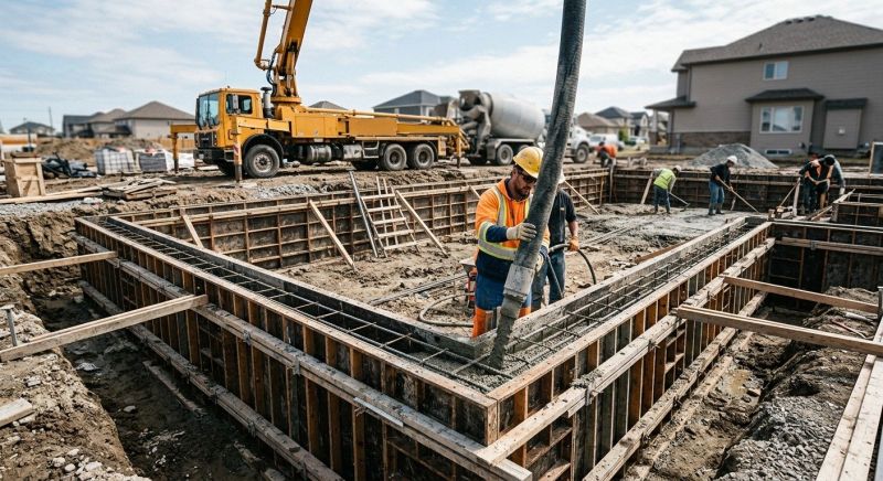 Foundation Wall Pouring in Gregory, MI