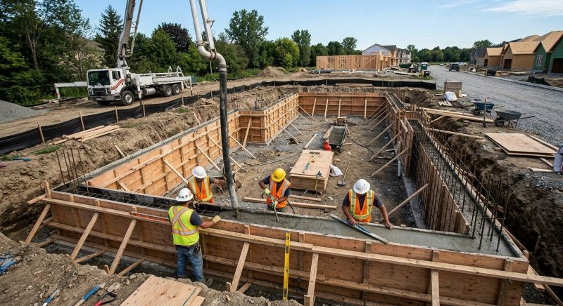 House Foundation Installation in Brighton, MI